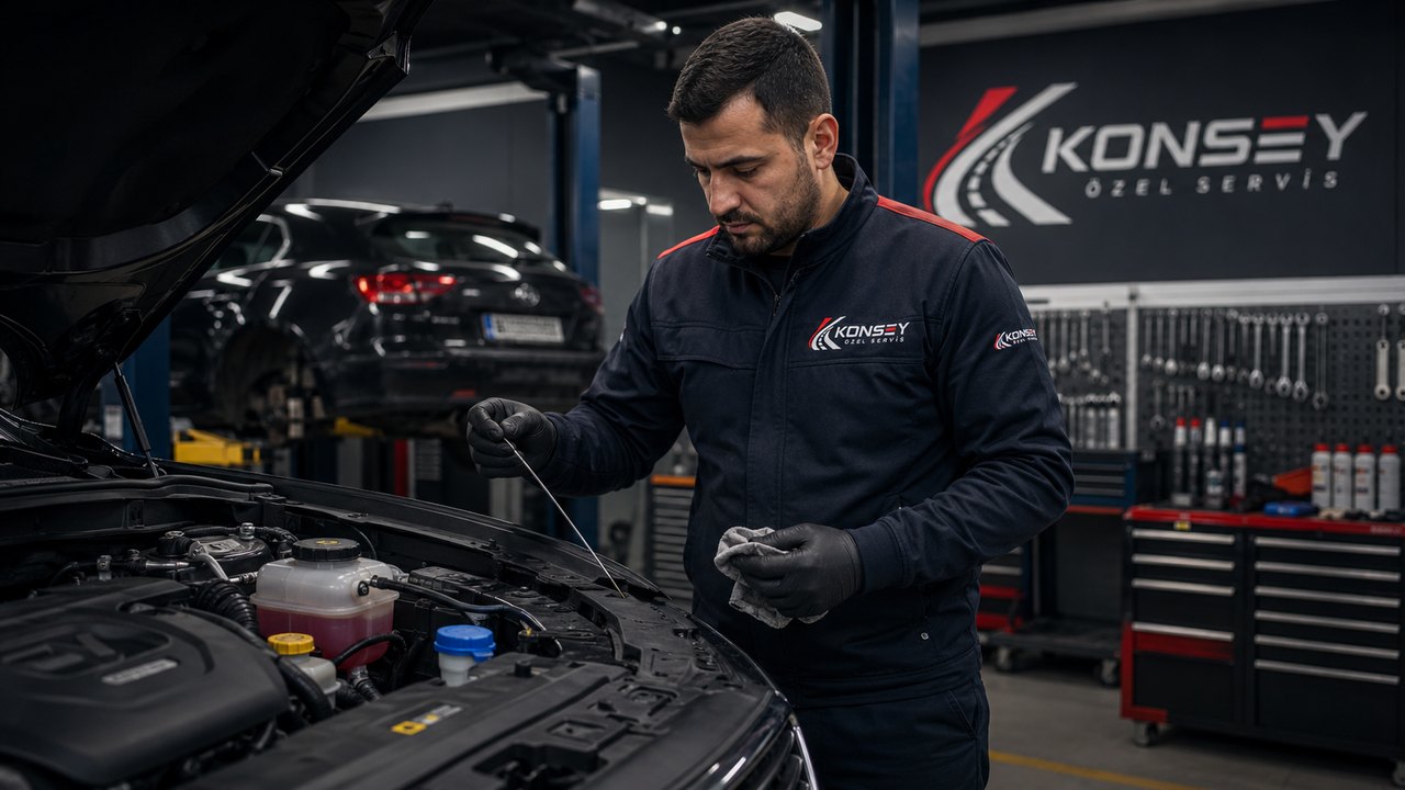 Kaza sonrası mekanik kontrol için alt takım ve fren incelemesi