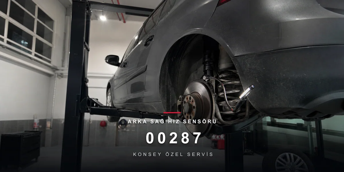 00287 Hata Kodu: Arka Sağ Teker Hız Sensörü — VAG ABS Klasiği
