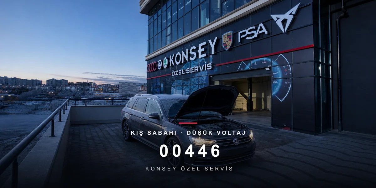 00446 Hata Kodu: İşlev Kısıtlaması Düşük Voltaj — VAG'ın Kış Sabahı Kodu