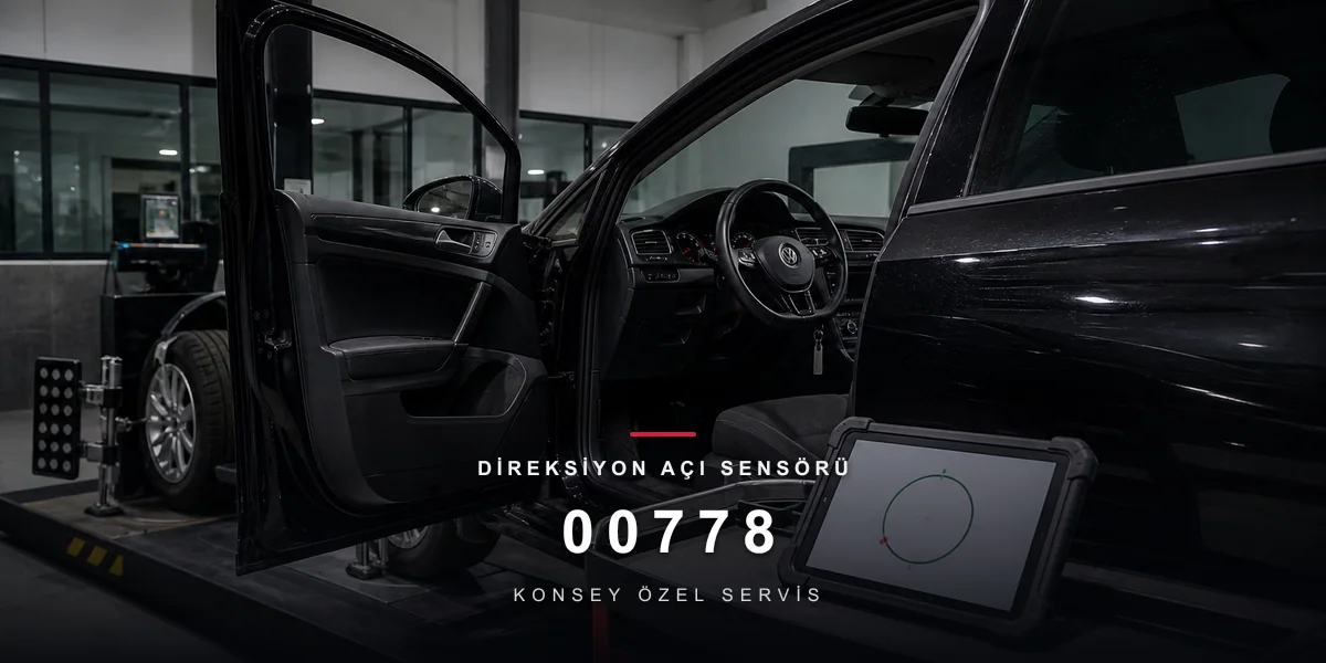 00778 Hata Kodu: Direksiyon Açı Sensörü — VAG'ın G85 Dosyası