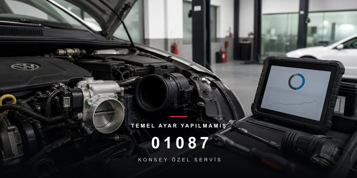 01087 Hata Kodu: Temel Ayar Yapılmamış — VAG'ın 'Öğret Beni' Kodu