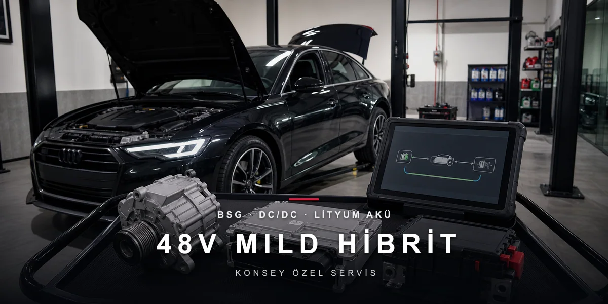 48V Mild Hibrit Sistemi: Büyük Audi'lerin Görünmez Yardımcısı