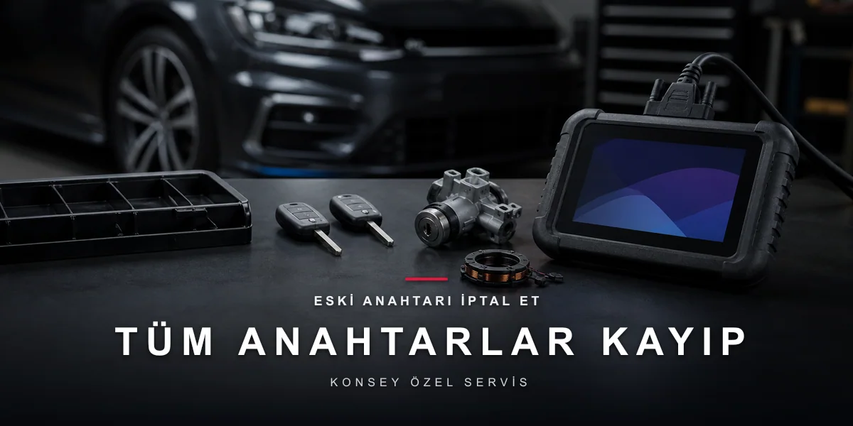Tüm Anahtarlar Kayıp/Çalıntı: Yeni Anahtar ve Eski Anahtarın İptali