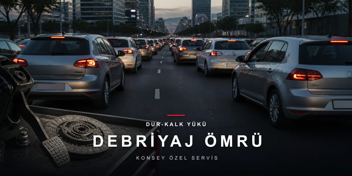 Ankara Trafiği Debriyaj Ömrünü Nasıl Etkiler? Dur-Kalk Haritası