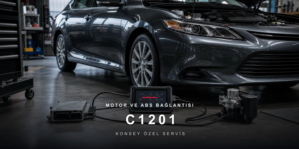 C1201 Arıza Kodu: Motor Kontrolü ABS/ESP'yi Kısıtlıyor — Toyota'nın Zincir Kodu