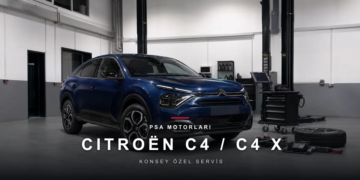 Citroën C4 ve C4 X Bakım Rehberi: Melez Gövde, PSA Motorları