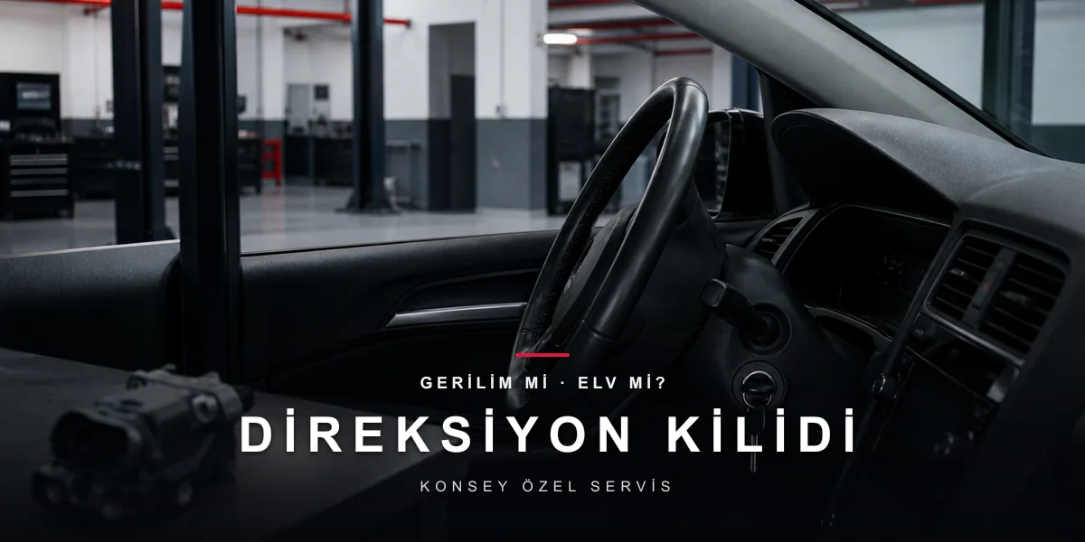Direksiyon Kilitlendi: Normal Kilit Gerilimi ve Gerçek Arıza Ayrımı