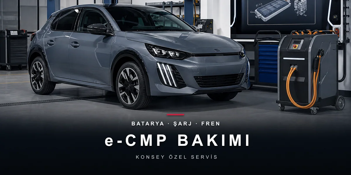 e-CMP Elektrikliler Bakım Rehberi: e-208, e-2008, Corsa-e, Mokka-e, ë-C4