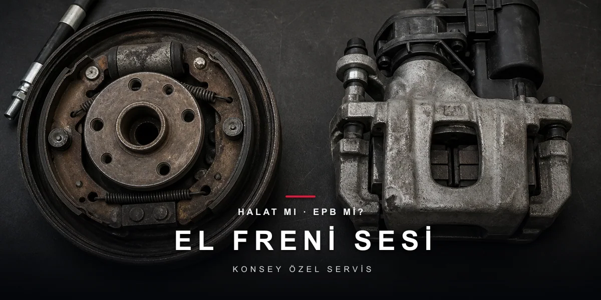 El Freni Çekince/Bırakınca Gelen Sesler: Tık, Gıcırtı, Sürtme