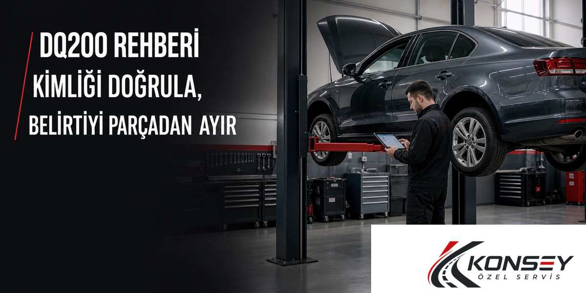 DQ200 Kimliğini Doğrulayın, Belirtiyi Parçadan Ayırın