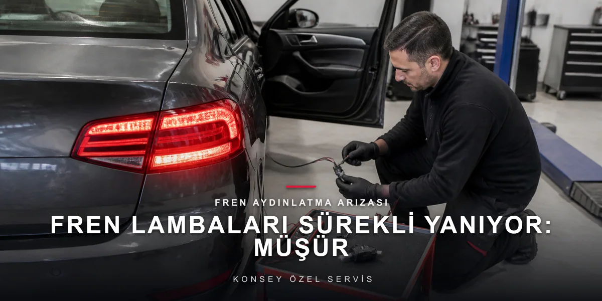 Fren Lambaları Sürekli Yanıyor: Müşür mü, Tesisat mı?
