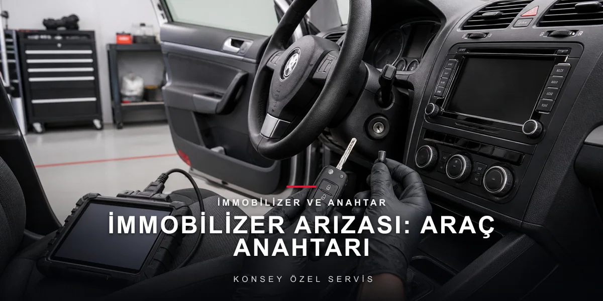 İmmobilizer Arızası: Araç Anahtarı Tanımıyor
