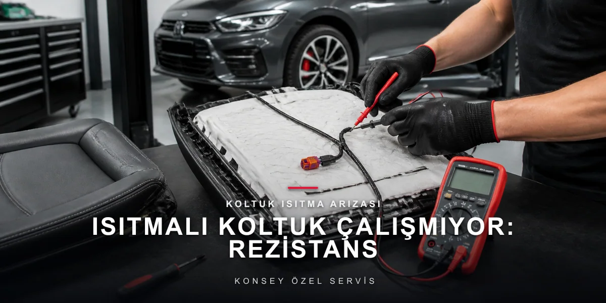 Isıtmalı Koltuk Çalışmıyor: Rezistans Pedi ve Onarımı