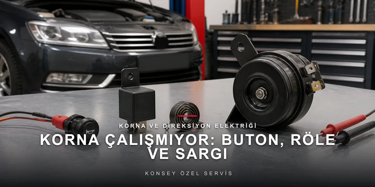 Korna Çalışmıyor: Buton, Röle ve Sargı Yayı Üçgeni