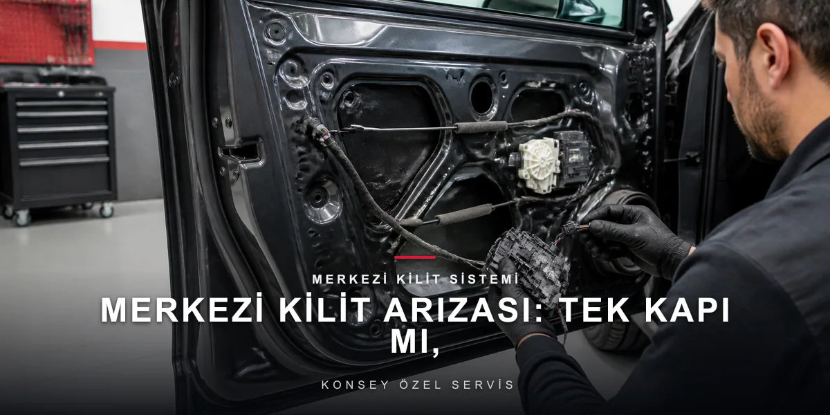 Merkezi Kilit Arızası: Tek Kapı mı, Sistem mi?