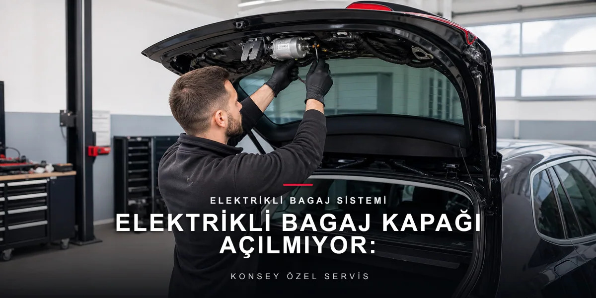 Elektrikli Bagaj Kapağı Açılmıyor: Motor ve Kalibrasyon