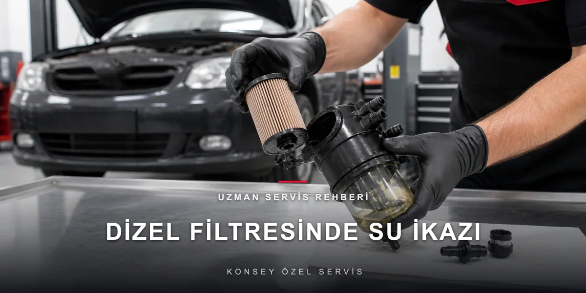 Dizel Yakıt Filtresinde Su İkazı: Tahliye ve Kaynak
