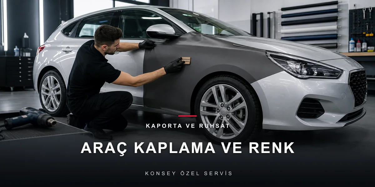 Araç Kaplama ve Renk Değişikliği: Bildirim, Muayene, Boya Sağlığı