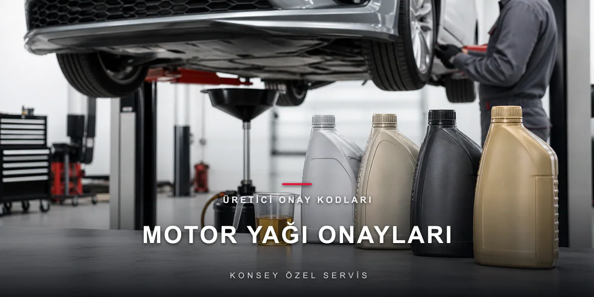 Motor Yağı Onay Kodları: VW 504/507, 508, PSA B71, dexos2