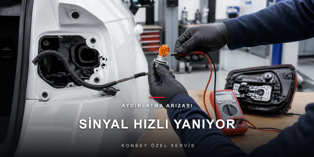 Sinyal Hızlı Yanıp Sönüyor: Nedeni ve LED Gerçeği