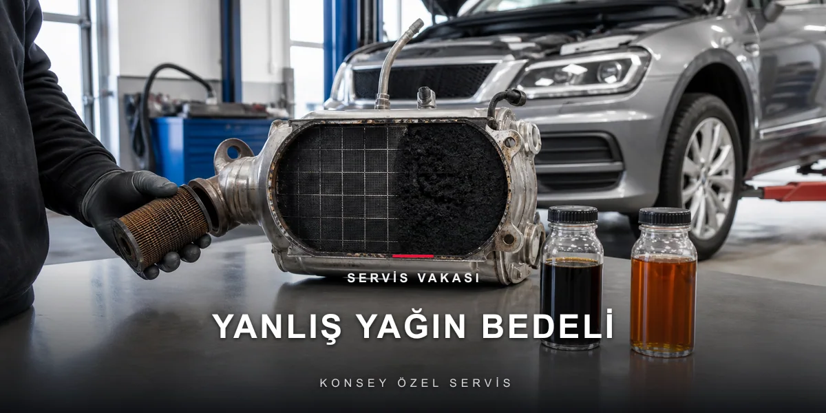 Servis Vakası: Yanlış Yağın 20 Bin Km'si — DPF'yi Tıkayan Ekonomik Seçim
