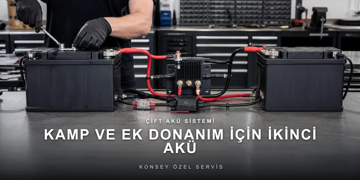 Çift Akü Sistemleri: Kamp ve Ek Donanım İçin Doğru Kurulum