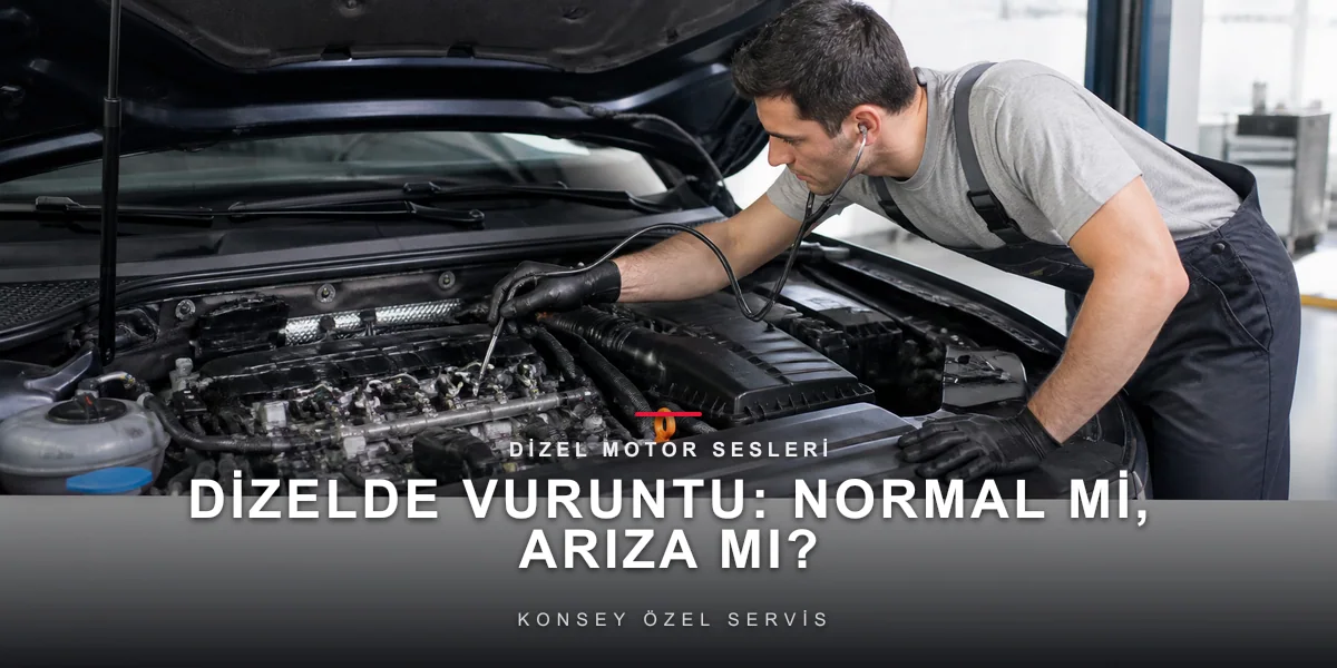 Dizel Motorda Vuruntu ve Tıkırtı: Normal mi, Arıza mı?