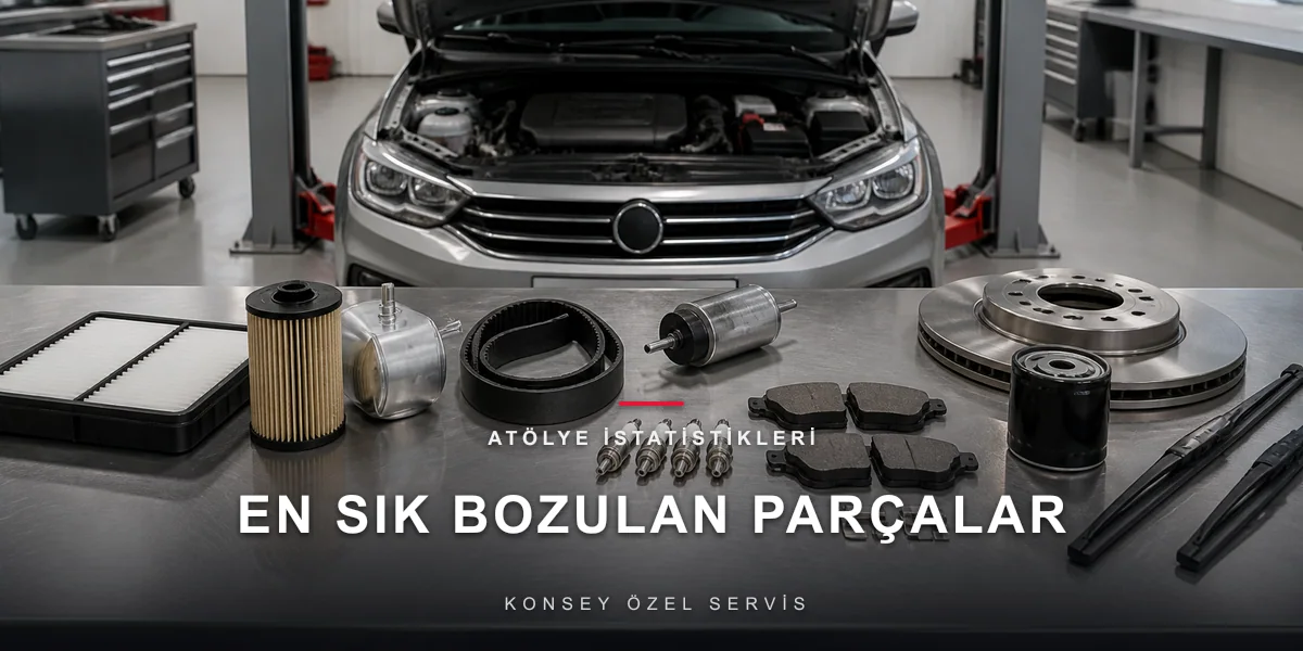 Atölye İstatistikleri: En Sık Değişen 10 Parça