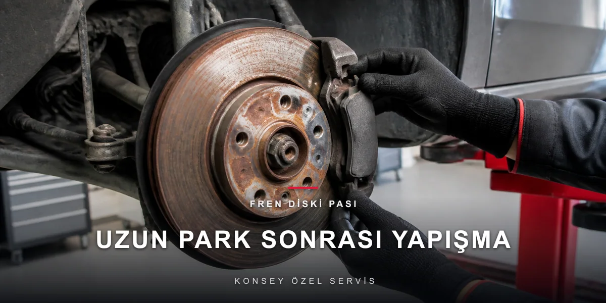 Uzun Park Sonrası Fren Pası: Disk Yüzeyi ve Yapışan Balata