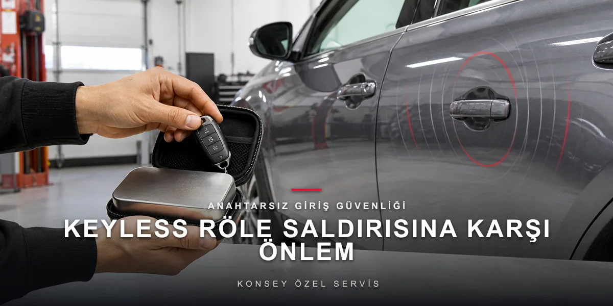 Keyless Araç Hırsızlığı (Röle Saldırısı): Nasıl Korunulur?
