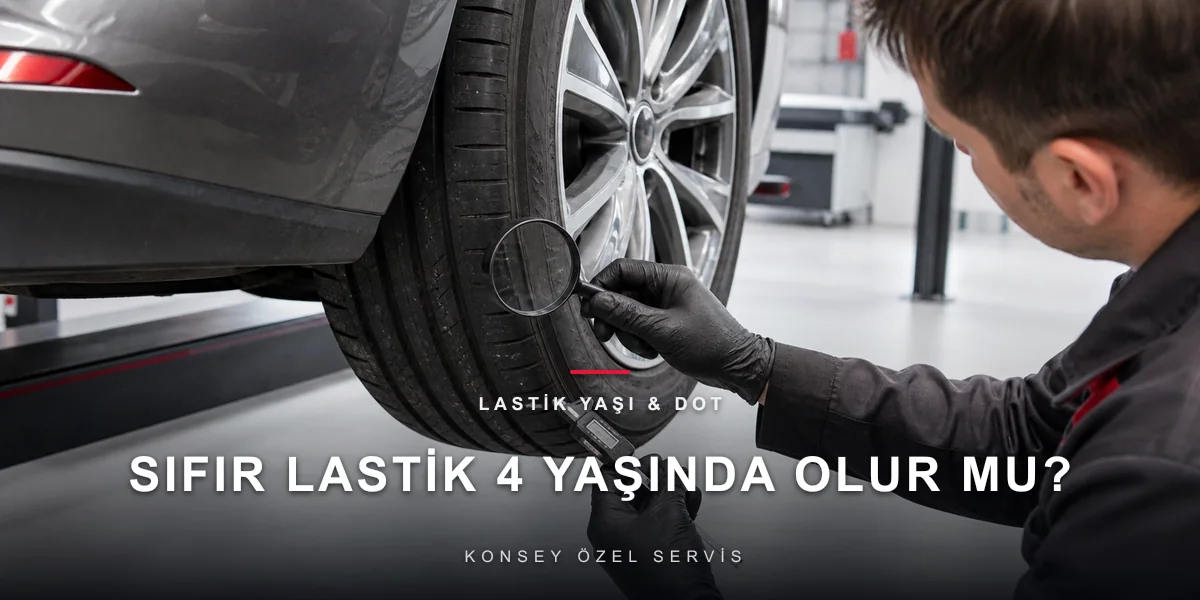 Sıfır Ama 4 Yaşında Lastik: DOT Okuma ve Raf Ömrü