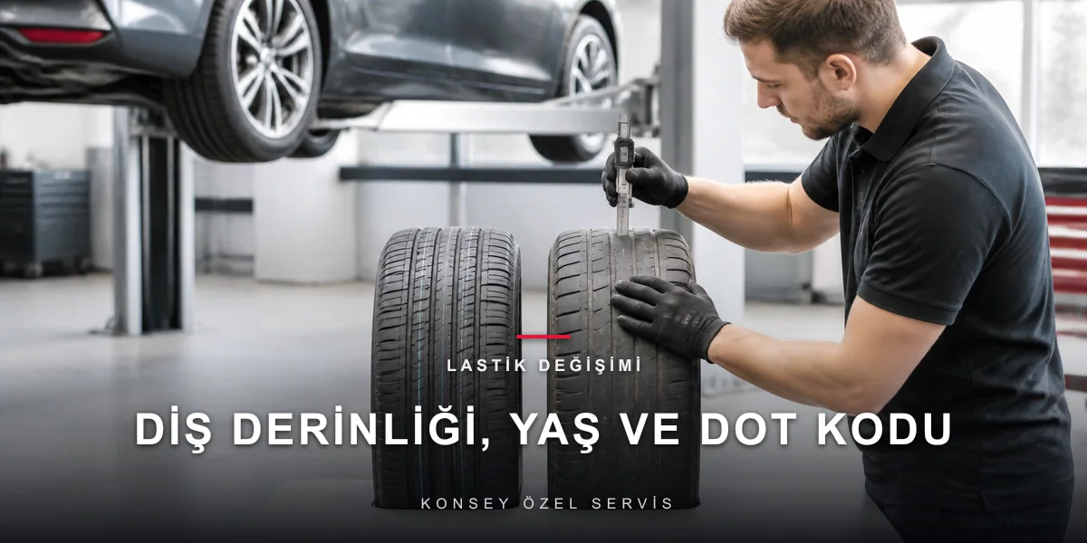 Lastik Ne Zaman Değişir? Diş Derinliği, Yaş ve DOT Kodu