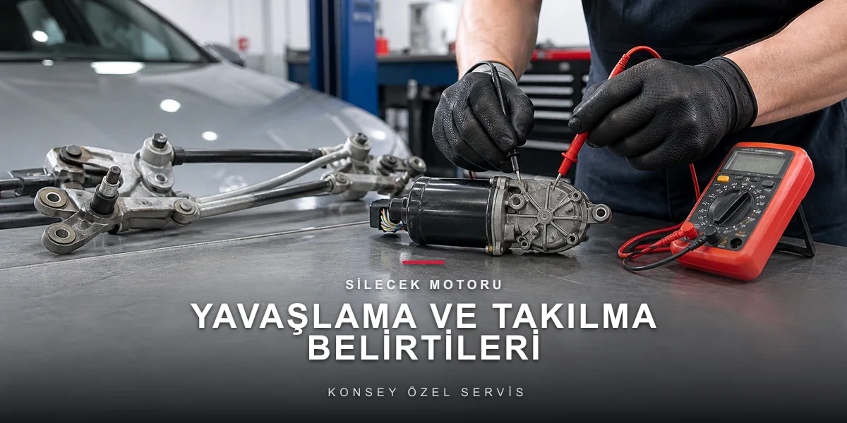 Silecek Motoru Arızası: Yavaşlayan ve Duran Sileceğin Nedenleri