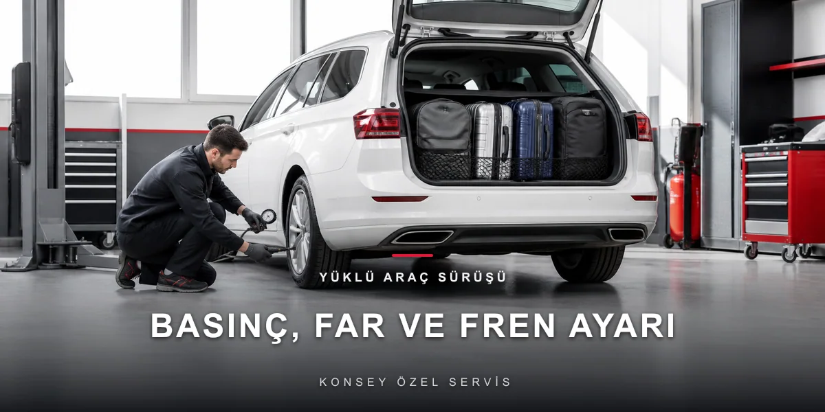 Tam Yükle Seyahat: Basınç, Far, Fren Mesafesi, Yükleme Düzeni