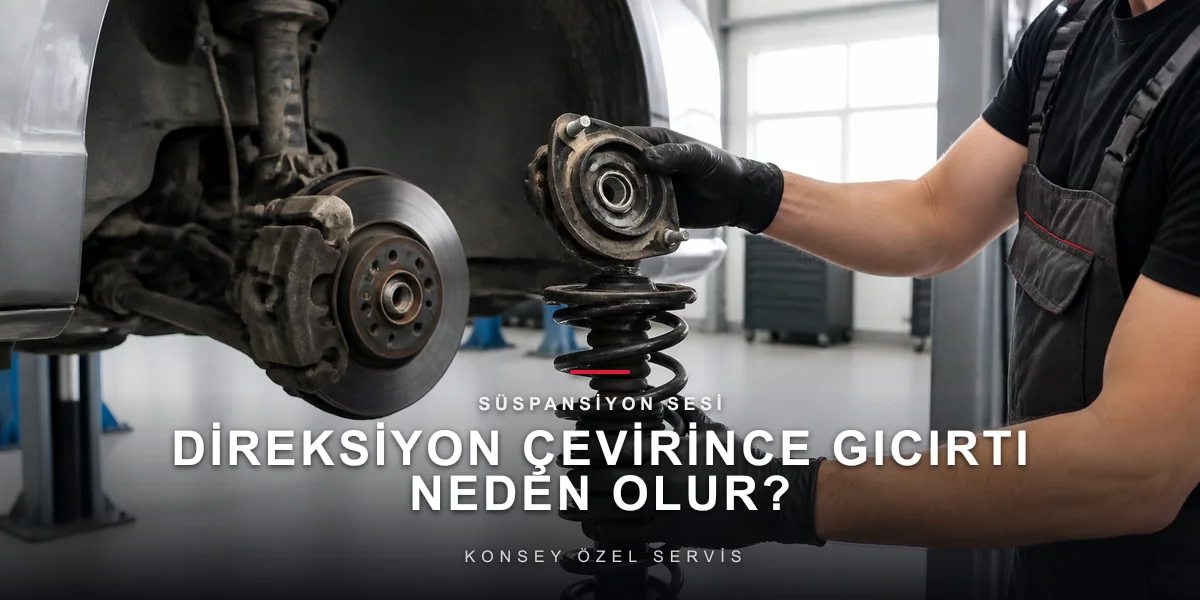 Direksiyon Çevirince Gıcırtı: Amortisör Üst Tablası ve Rulmanı