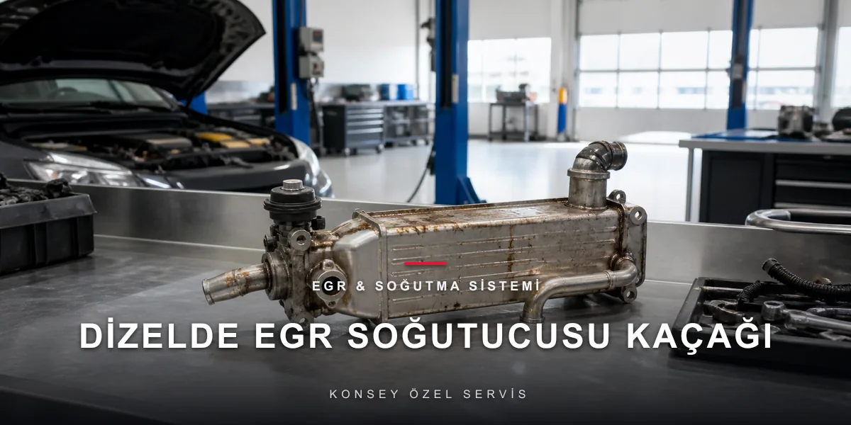 EGR Soğutucusu Kaçağı: Dizelde Görünmez Su Kaybının Adresi