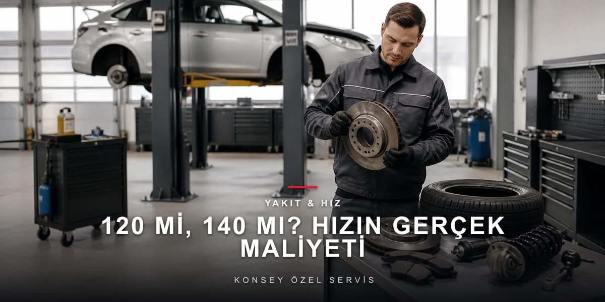 120 mi 140 mı? Hızın Yakıt, Aşınma ve Zaman Matematiği