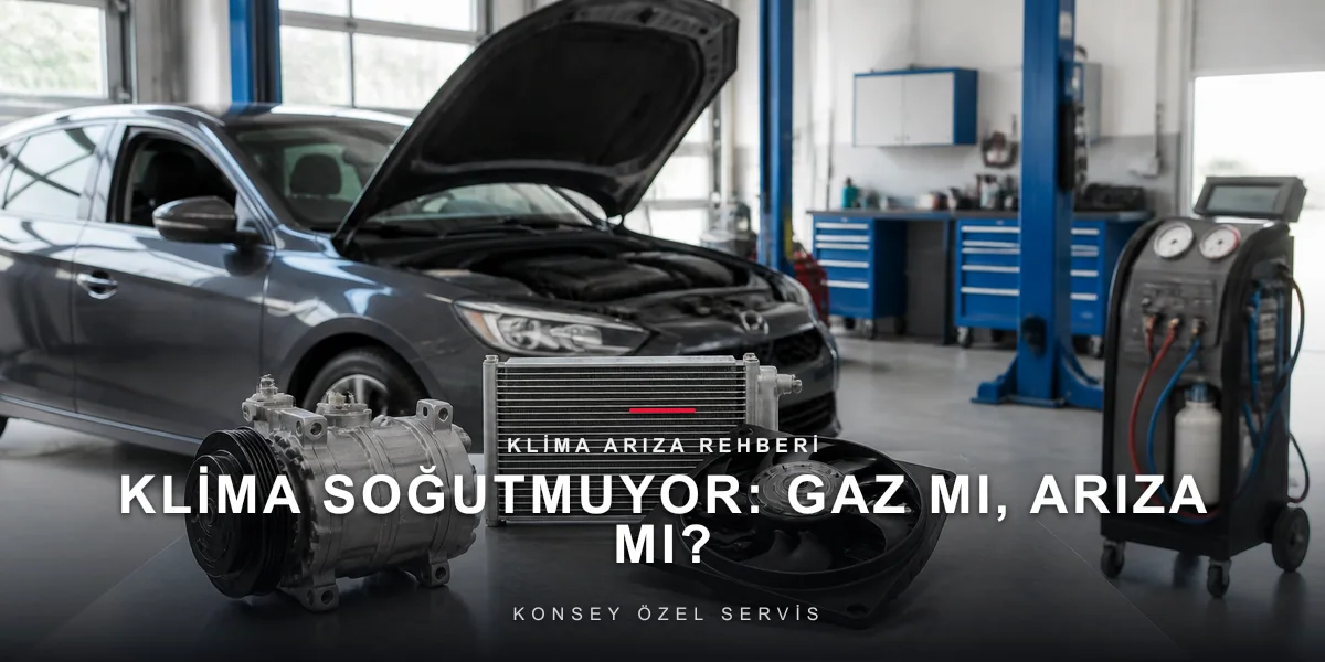 Araç Kliması Soğutmuyor: Gaz mı, Kompresör mü, Fan mı?