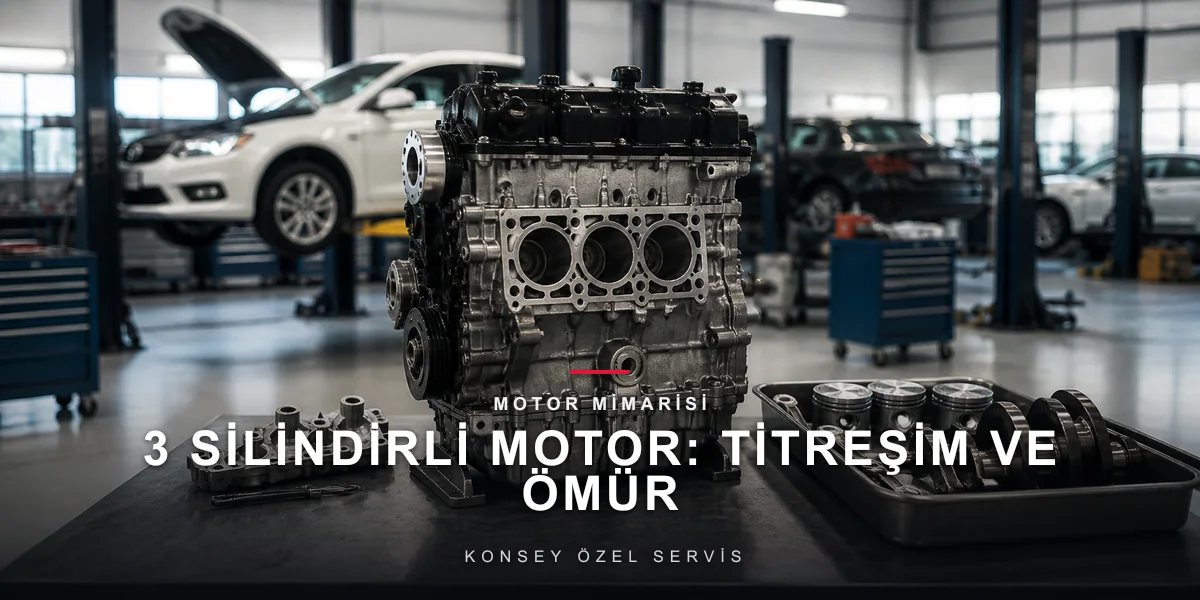 Motorlar Neden 3 Silindir Oldu? Titreşim, Denge ve Ömür