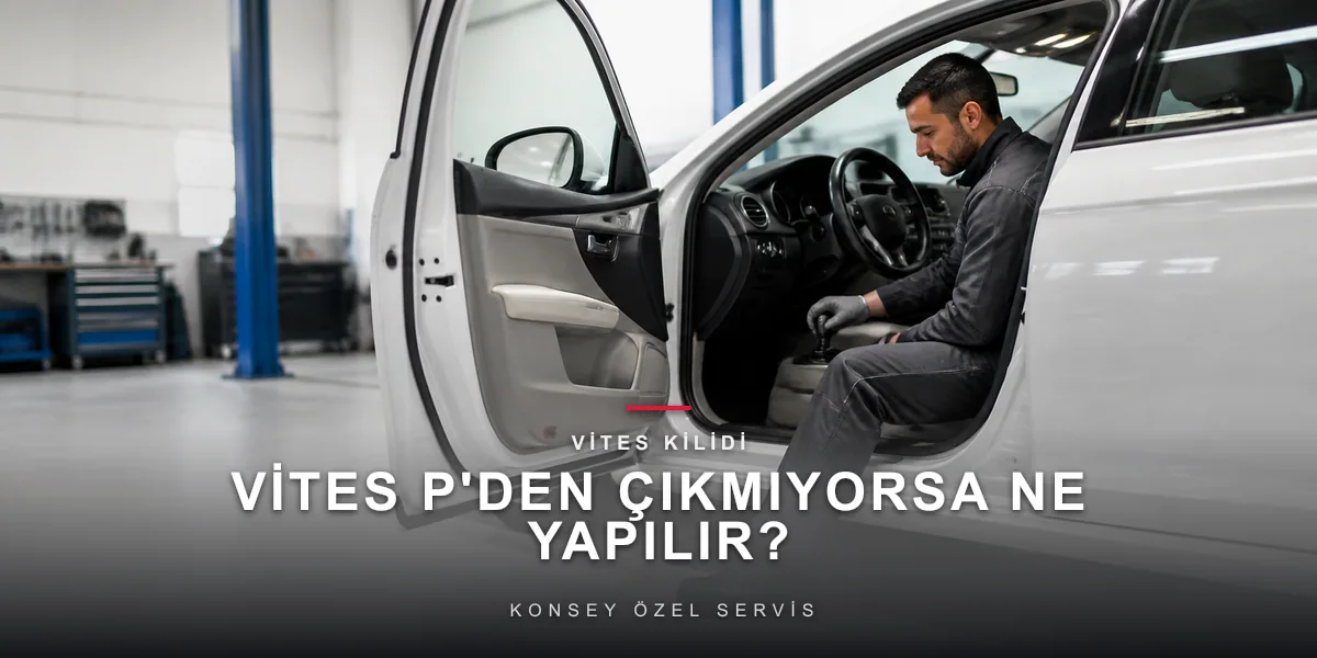 Otomatik Vites P'den Çıkmıyor: Shift Lock Acil Rehberi