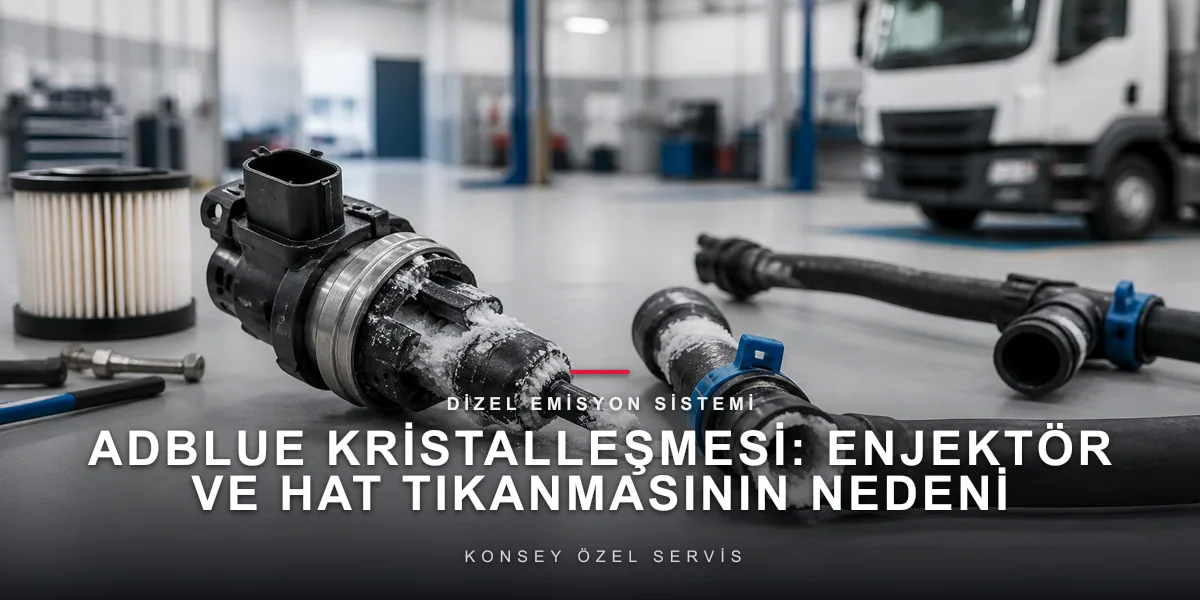 AdBlue Kristalleşmesi: Enjektör ve Hat Tıkanmasının Nedeni
