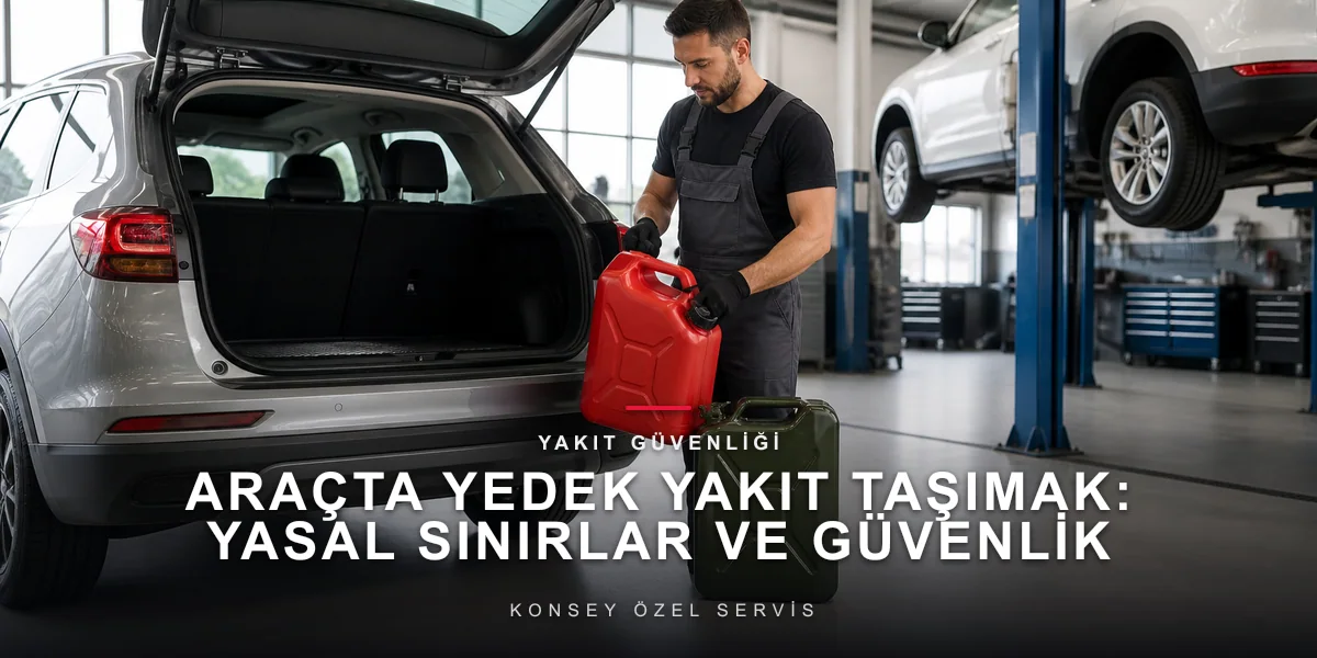 Araçta Yedek Yakıt Taşımak: Yasal Sınırlar ve Güvenlik