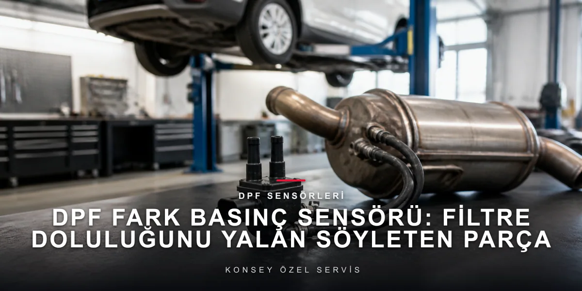 DPF Fark Basınç Sensörü: Filtre Doluluğunu Yalan Söyleten Parça