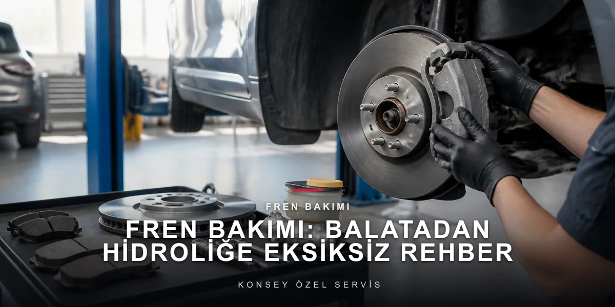 Fren Bakımı: Balatadan Hidroliğe Eksiksiz Rehber