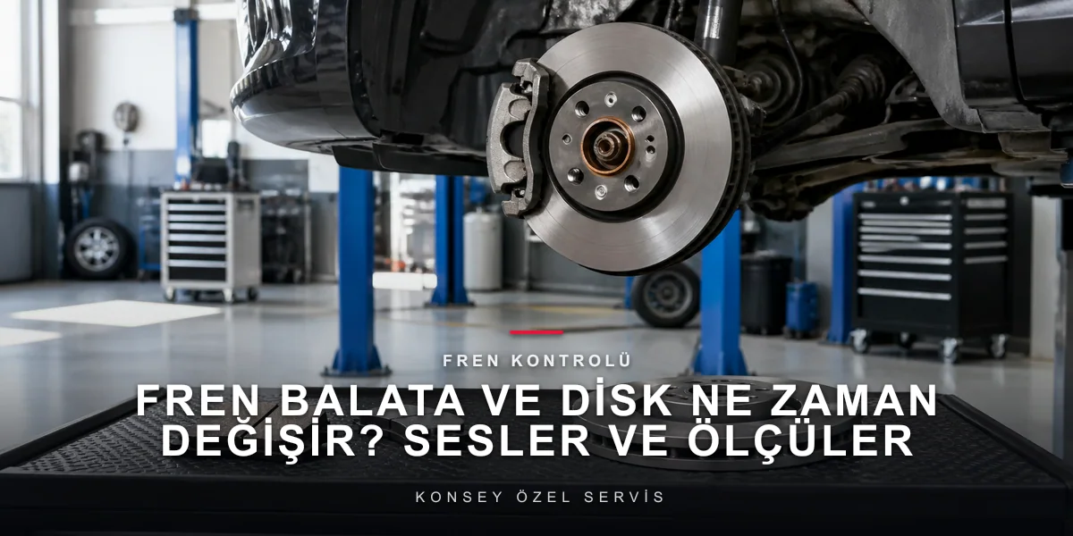 Fren Balata ve Disk Ne Zaman Değişir? Sesler ve Ölçüler