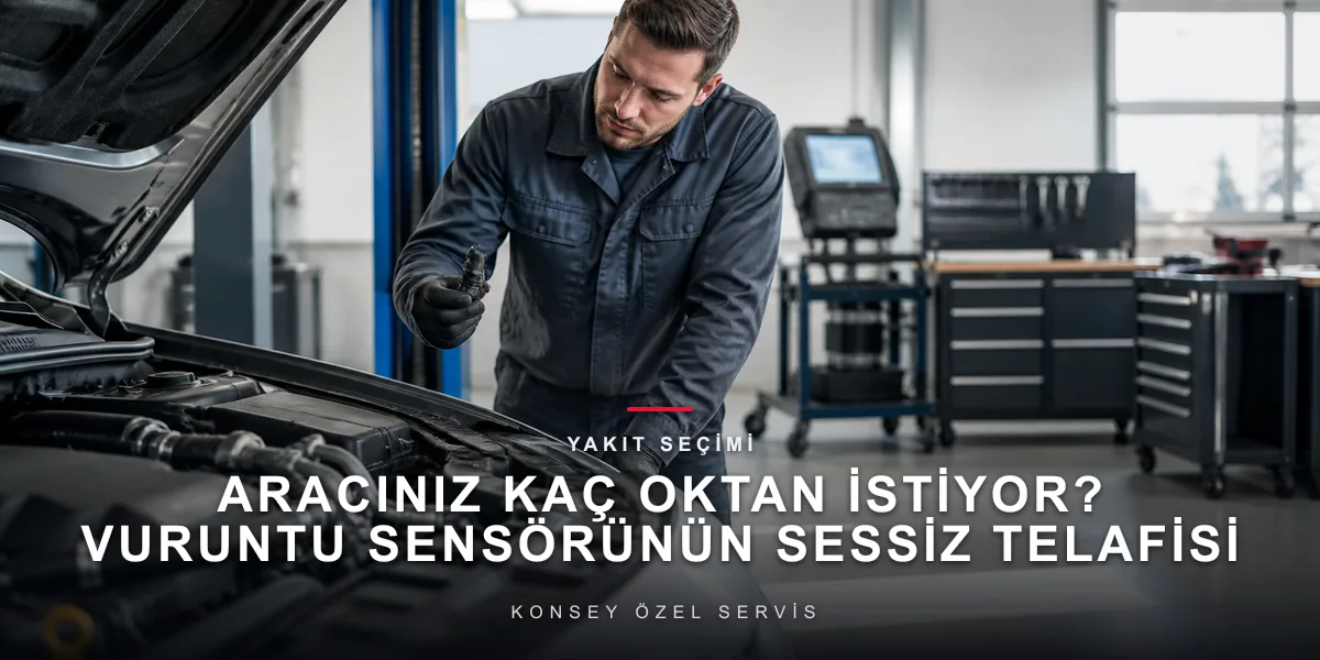 Aracınız Kaç Oktan İstiyor? Vuruntu Sensörünün Sessiz Telafisi