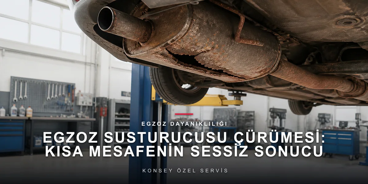 Egzoz Susturucusu Çürümesi: Kısa Mesafenin Sessiz Sonucu