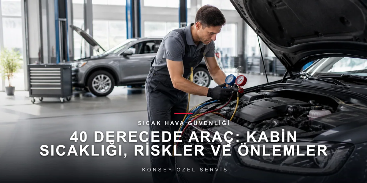 40 Derecede Araç: Kabin Sıcaklığı, Riskler ve Önlemler