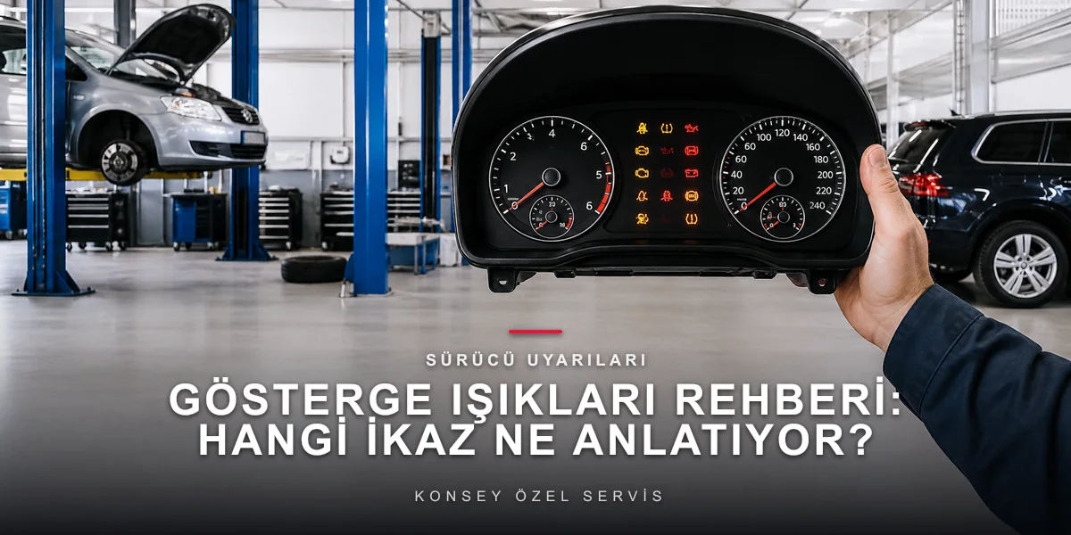 Gösterge Işıkları Rehberi: Hangi İkaz Ne Anlatıyor?