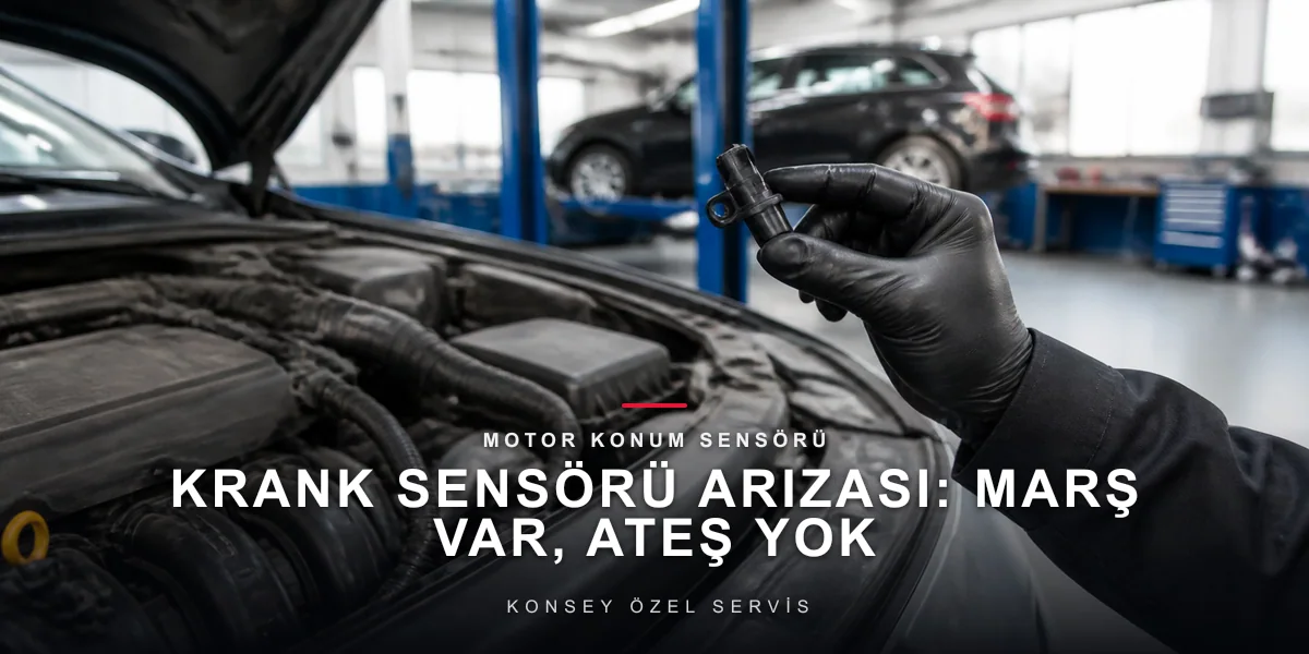 Krank Sensörü Arızası: Marş Var, Ateş Yok